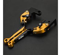 Modificación Palancas de Embrague Freno Plegables Ajustables para Yamaha XSR125 Legacy 2022-2026(Gold 2)