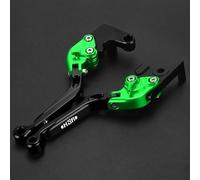 Modificación Palancas de Embrague Freno Plegables Ajustables para Yamaha XSR125 Legacy 2022-2026(Green 3)