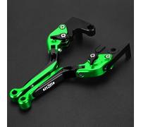 Modificación Palancas de Embrague Freno Plegables Ajustables para Yamaha XSR125 Legacy 2022-2026(Green 2)