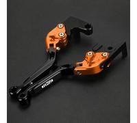 Modificación Palancas de Embrague Freno Plegables Ajustables para Yamaha XSR125 Legacy 2022-2026(Orange 3)