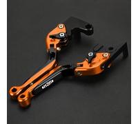Modificación Palancas de Embrague Freno Plegables Ajustables para Yamaha XSR125 Legacy 2022-2026(Orange 2)