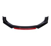 Modificación Parachoques Delantero de Coche, alerón Divisor de Barbilla, Kits de Cuerpo embellecedor, Protector de Presa de Aire para Acura TL 2008-2014(Carbon Fiber and Red)