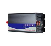 modificada Inversor Corriente 24V DC 12V 48V 60V 72V A AC 110V 220V 3000W 4000W 5000W Inversor Onda Sinusoidal para Pura Energía Solar Coche Pantalla Digital Doble(Peak Power 5000W,24V,230V(50Hz))