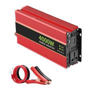 modificada Inversor Corriente DC 12V 24V a AC 220V 50HZ, inversor de Onda modificada con Interfaz Tipo C de Enchufe Europeo(12V4000W UN-TYPEC1)