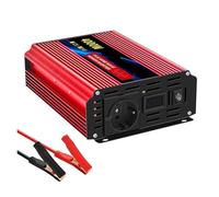 modificada Inversor Corriente Enchufe Europeo Onda Sinusoidal para Pura 3500W/4500W/5000W/6000W Inversor Corriente Coche DC 12V AC 220V 50HZ Convertidor LCD Inteligente(4000W EU)