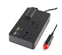 modificada Inversor Corriente Inversor Corriente 200 W CC 12 V/24 V A CA 220 V Convertidor QC 3.0 USB/PD/Tipo C Cargadores con Interruptor Detección Voltaje(No Digital Display)