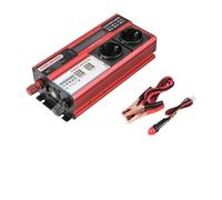modificada Inversor Corriente Inversor Corriente 4000W 3000W CC 12V A CA 220V Transforma 4 Almohadillas USB EU Que Cargan Pantalla LED(4000W)