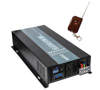 modificada Inversor Corriente Transformador Banco Energía Panel Solar Inversor Onda Sinusoidal para Pura 24V 220V 3500W 12V/24/48V CC 120V/240V CA Remoto(48V,120V)