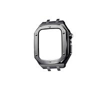 Modification Kit Metal Case strap For bands Series 8 Series 7 45mm Correa iWatch band 44mm Rubber Bracelet Wristband Clasp