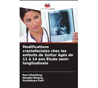 Modifications craniofaciales chez les enfants de Suttur âgés de 11 à 14 ans Étude semi-longitudinale
