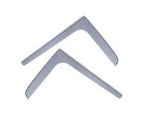 Modifycar - Deflectores Compatibles con Ford Transit IV 1986-2000 - Vidrio Acrílico Duradero - Derivabrisas Delanteros Ahumados para Ventanillas - Instalación Interior - 2 Unidades