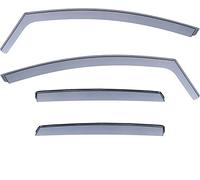 Modifycar - Deflectores Compatibles con Kia Niro 2022 en adelante - Vidrio Acrílico Duradero - Derivabrisas Delanteros y Traseros Ahumados para Ventanillas - Instalación Interior - 4 Unidades