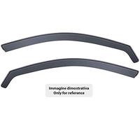 Modifycar - Deflectores Compatibles con Volkswagen Golf II 1987-1992 - Vidrio Acrílico Duradero - Derivabrisas Delanteros Ahumados para Ventanillas - Instalación Interior - 2 Unidades