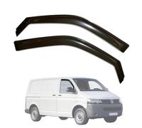 Modifycar - Juego de 2 Deflectores Ventanilla Delantera Coche Compatible con VW T5 T6 | Transporter, Caravelle, Multivan | Modelos 2003 a 2022 | 2 Uds | Color Ahumado Oscuro
