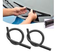 Modifycar - Juego de 2 Gomas Limpiaparabrisas Universal Coche | Largo 700mm | 2 unidades | Fabricada en Caucho Natural Recubierto de Grafito | Recortable | Fácil Instalación