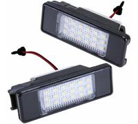 Modifycar Luces de matricula LED compatible con NISSAN PATHFINDER III | R51 | 2004-2013 Canbus smd plafon Luz de Matricula blanca