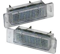 Modifycar Luces de matricula LED compatible con OPEL ASTRA F GSI, OPEL CALIBRA | 1989-1998 Canbus smd plafon Luz de Matricula blanca