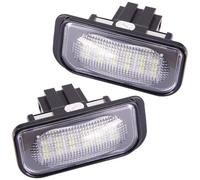Modifycar Luces de matricula LED válidas para MERCEDES SL ROADSTER | R230 | 2001-2011 Canbus smd plafon Luz de Matricula blanca