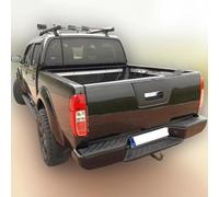 Modifycar Tirador de Portón Trasero Cromado para Nissan Navara | D40 | 2005-2016 Embellecedor cromado de Manija de puerta trasera Acero inoxidable Manilla Exterior Maneta Cromada
