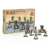 Modiphius Entertainment: Fallout: Miniatures - Wasteland Raiders Core Box - 8 figuras y bases de plástico de 32 mm, sin pintar y sin montar, juego de rol de mesa