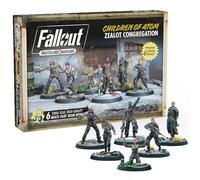 Modiphius Entertainment | Fallout Wasteland Warfare | Children of Atom Zealot Congregation | Miniatures | Unpainted