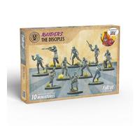 Modiphius Entertainment: Fallout Wasteland Warfare: Raiders - The Disciples - 10 Figuras sin Pintar, Nuka World Wave, Miniaturas compatibles con facciones