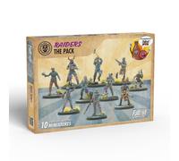 Modiphius Entertainment: Fallout Wasteland Warfare: Raiders - The Pack - 10 figuras sin pintar Nuka World Wave Miniatures Tambi n compatible con