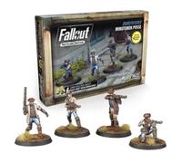 Modiphius Entertainment | Fallout Wasteland Warfare | Survivors: Minutemen Posse | Miniatures | Unpainted