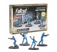 Modiphius Entertainment | Fallout Wasteland Warfare | Survivors: Vault Personnel | Miniatures | Unpainted