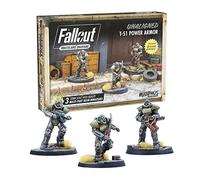 Modiphius Entertainment | Fallout Wasteland Warfare | Unaligned: T-51 Power Armour | Miniatures | Unpainted