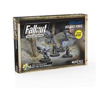 Modiphius Entertainment Ltd Fallout Wasteland Warfare: Enclave-Assault Force - 6 miniaturas de resina de 32 mm sin pintar Capital Wave RPG