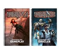 Modiphius Entretenimiento: Ironsworn: Starforged - Islas Sundered - Paquete de guías - 2 libros de rol de expansión con espiral, reglas y mesas, temática náutica