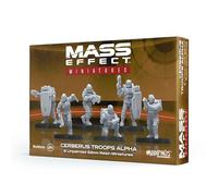 Modiphius - Juego de miniaturas de Resina Cerberus Forces Alpha - Mejora tu Juego de Mesa Mass Effect - 6 Figuras detalladas de 32 mm - 1-4 Jugadores - 45-90 Minutos - A Partir de 14 años