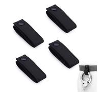 Modixun 4 correas de nailon para esposas con cierre a presión único, soporte para esposas de Keeper, gancho de clip de liberación rápida, se adapta a cinturones de 5,7 cm, policía sheriff