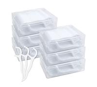 Modixun Aparatos dentales de viaje, 6 juegos, 300 hilos dentales de alta tenacidad, hilo dental sin pigmentos, hilo dental, 300 piezas