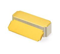 Modixun Paquete de 30 placas de nombre con respaldo adhesivo, plantillas de grabado láser, placa de trofeo personalizada de aluminio metálico grabada, etiqueta de nombre personalizada, 7,5 x 2,5 cm