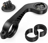MODJUEGO Adaptador de montaje frontal para bicicleta Garmin Edge GPS compatible con manillares de 25.4 31.8 y 35 mm