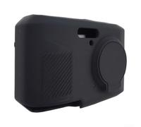 ModLuvano Funda de silicona para Kodak FZ45, flexible, antiarañazos, ligera, protector de viaje, color marrón (negro)