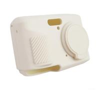 ModLuvano Funda de silicona para Kodak FZ45, flexible, antiarañazos, ligera, protector de viaje, color marrón (blanco)