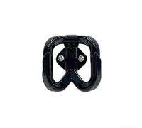 ModLuvano Gancho de montaje frontal de aluminio para motocicleta, colgador de almacenamiento para cascos, llaves, cierre automático con resorte, acabado antioxidante (negro)