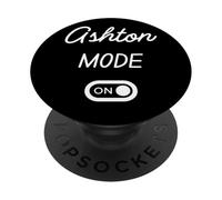 Modo Ashton Activado Nombre Gracioso PopSockets PopGrip Adhesivo