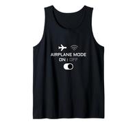 Modo avión Activado Camiseta sin Mangas