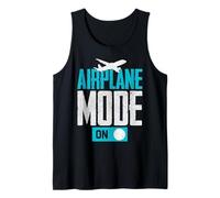 Modo avión Activado Camiseta sin Mangas