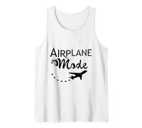 Modo Avión Amante Viaje Diciendo Vacaciones Avión Vacaciones Vacaciones Camiseta sin Mangas