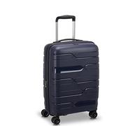 Modo by Roncato MD1 - Carro Ampliable Cabina rígida con TSA, Azul Oscuro, Bagaglio a Mano, Maleta rígida con Parte Central expandible y Ruedas giratorias