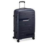 Modo by Roncato MD1 - Carro Ampliable rígido Grande con TSA, Azul Oscuro, Trolley Grande, Maleta rígida con Parte Central expandible y Ruedas giratorias