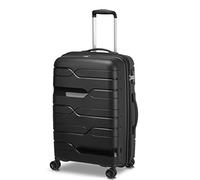 Modo by Roncato MD1 Trolley Extensible rígido Mediano con TSA, Negro, Trolley Medio, Maleta rígida con Parte Central Extensible y Ruedas giratorias