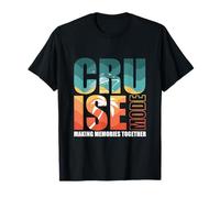 Modo crucero haciendo recuerdos juntos Vintage Retro Vacaciones Camiseta