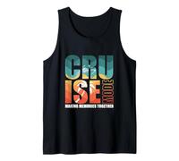 Modo crucero haciendo recuerdos juntos Vintage Retro Vacaciones Camiseta sin Mangas