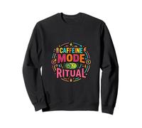 Modo de cafeína en el diseño gráfico de energía Ritual Sudadera